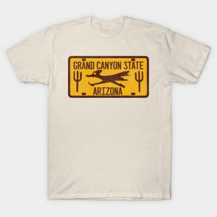 Vintage Arizona Roadrunner License Plate T-Shirt